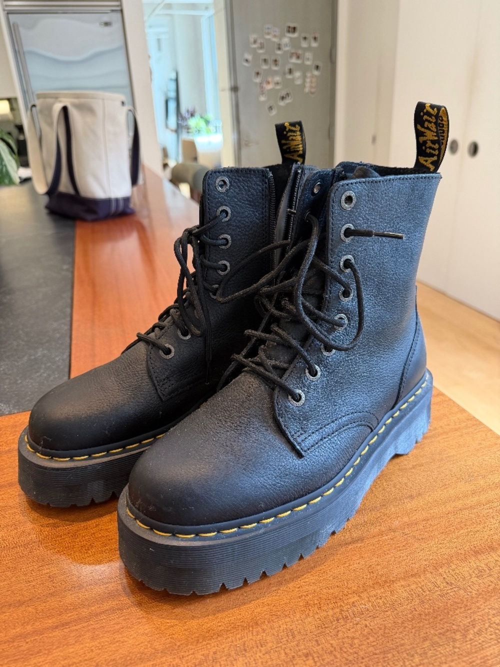 Men’s platform doc martens